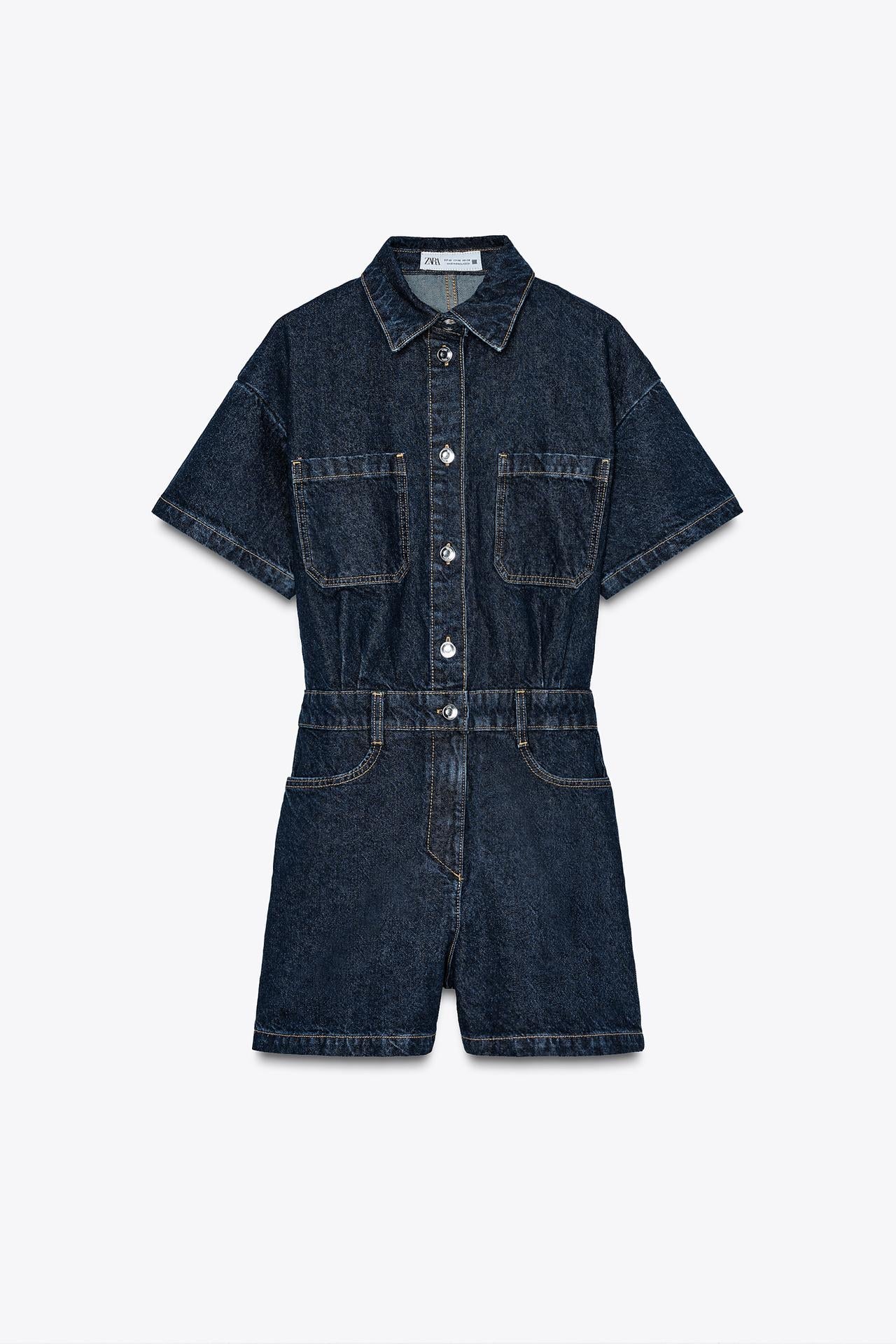 Reyla | Denim Utility Playsuit