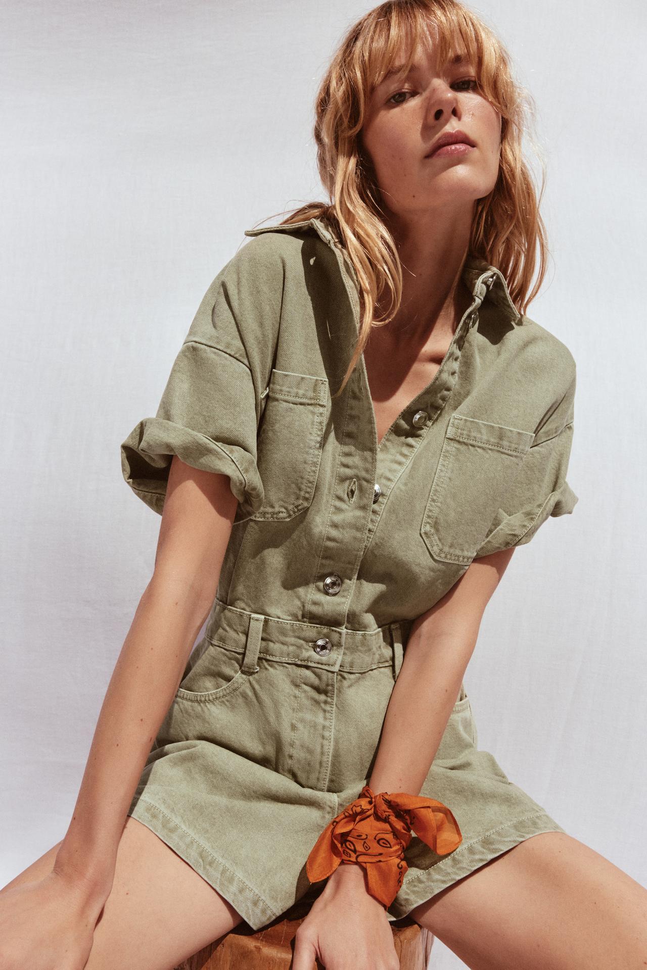 Reyla | Denim Utility Playsuit