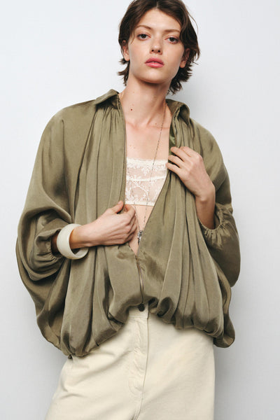 Isandra | Drapierte Statement-Jacke