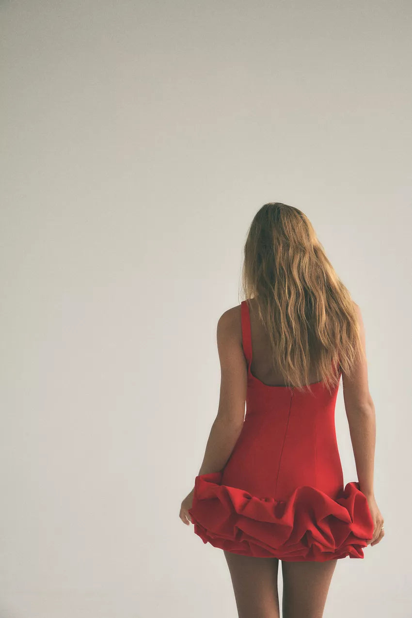 Flair Ruffle | Mini Kleid
