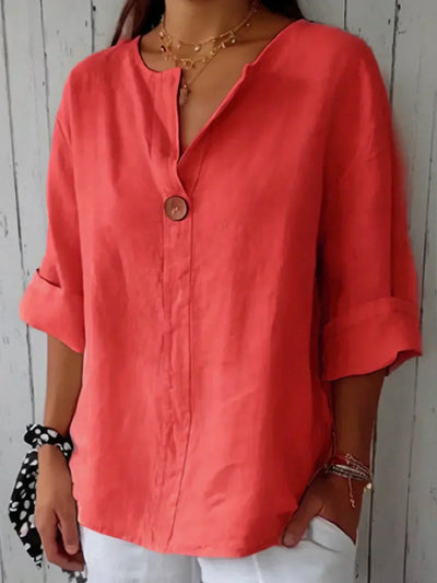 JESSA™ | Casual Bluse mit V-Ausschnitt