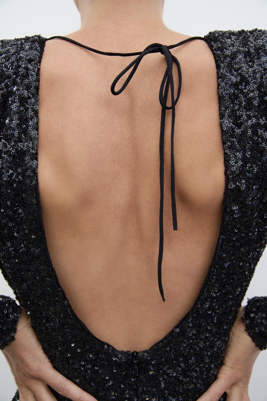 Sternen Pailletten | Maxi Kleid