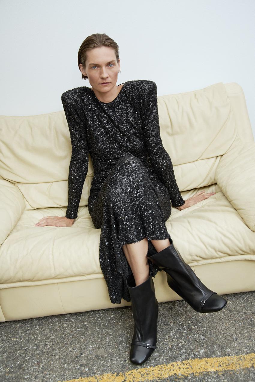 Sternen Pailletten | Maxi Kleid