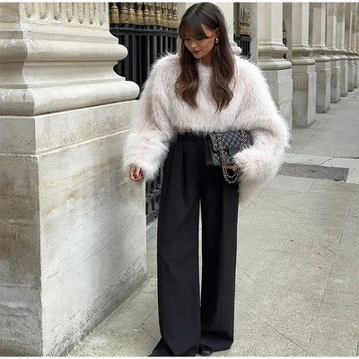 Blizzard Luxe | Cropped Sweater