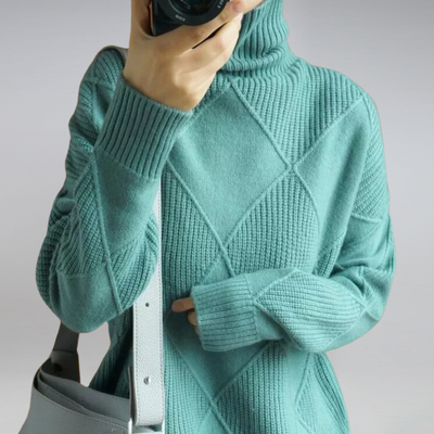 Adelle™ | Bequemer Pullover mit Stehkragen