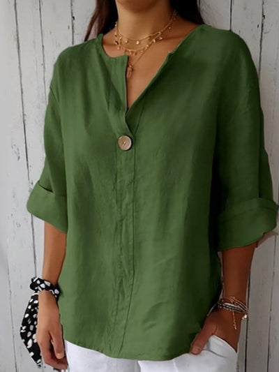 JESSA™ | Casual Bluse mit V-Ausschnitt