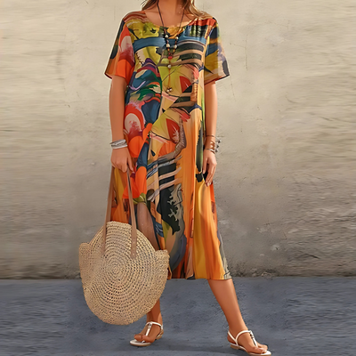Filomena™ | Bequemes Blumenkleid