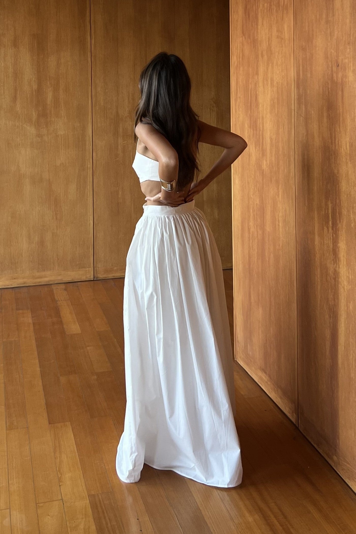 Selene | Weißes Co-ord-Set