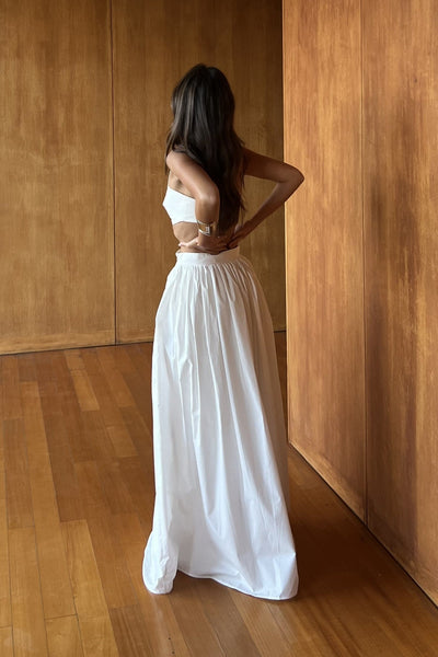 Selene | Weißes Co-ord-Set