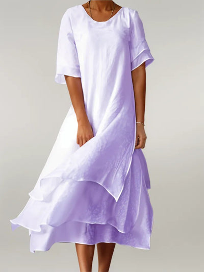 ELOISE | Elegantes Langes Kleid aus Baumwolle