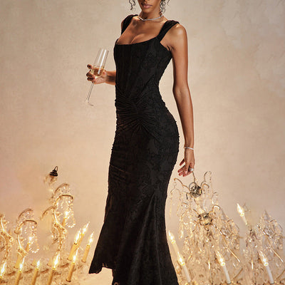 Celeste Fishtail | Maxi Kleid