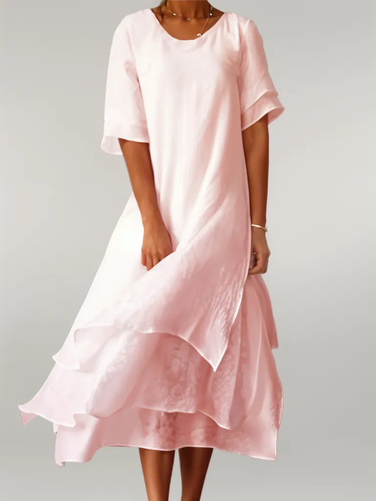 ELOISE | Elegantes Langes Kleid aus Baumwolle
