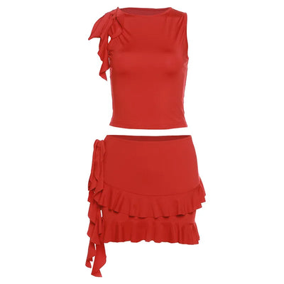 Rouge Ruffle | Set