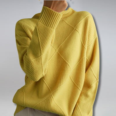 Delfina | Pullover mit hohem Kragen