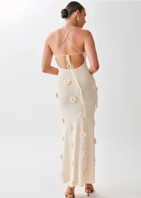 Bloom Knit | Maxi Kleid