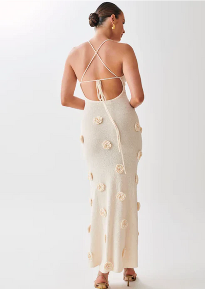 Bloom Knit | Maxi Kleid