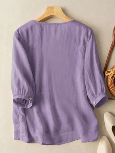 Firenze™ | Bestickte Boho-Bluse aus Baumwolle (Kleinere Passform)