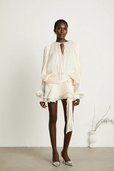 Celestia Luxe Flowy | Mini Kleid
