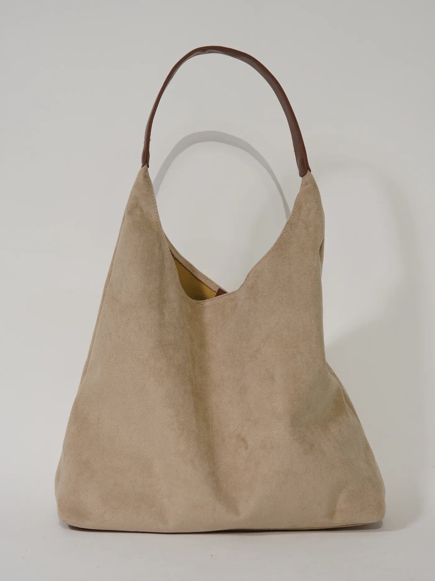 RetroSoft Suede | Schultertasche mit Passender Clutch