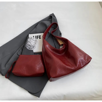 Velora | Schultertasche & Clutch
