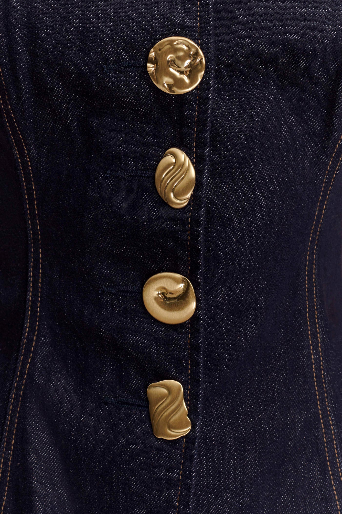 Cambria | Strukturiertes Denim-Set