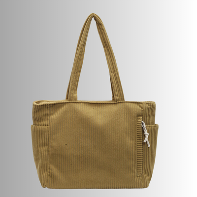 Urban City Tote | Corduroy Schultertasche