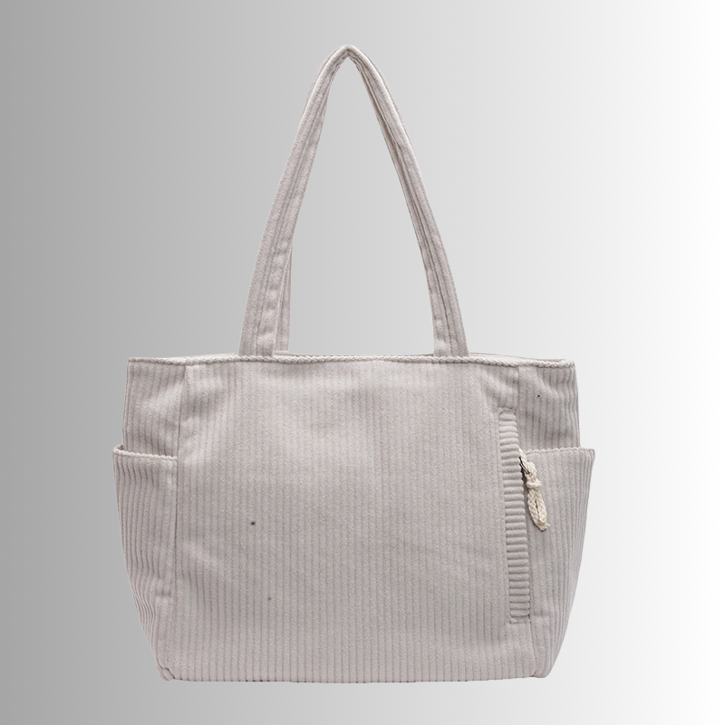 Urban City Tote | Corduroy Schultertasche