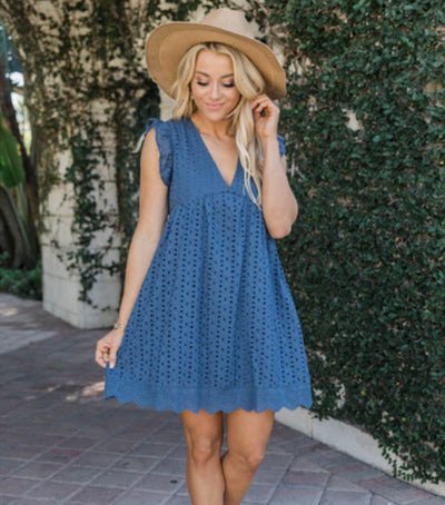 Luna Lace | Mini Kleid