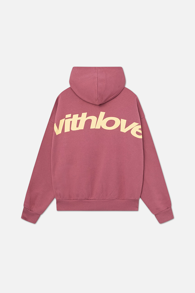 Withlove | Oversized Hoodie mit Statement-Backprint