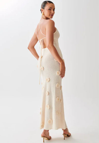 Bloom Knit | Maxi Kleid