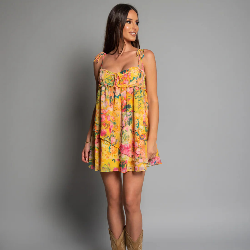ColorSplash Chic | Mini Kleid