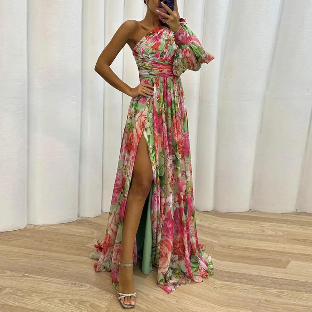 Lila - Einseitiges Kleid