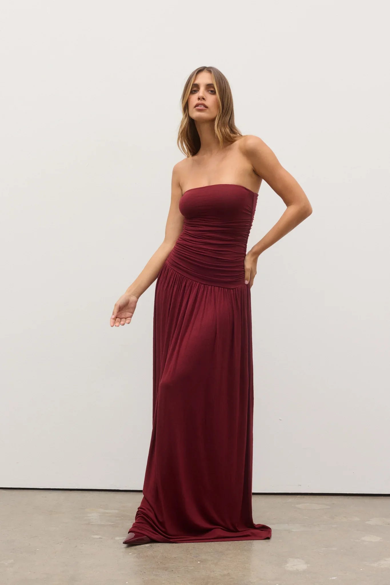 Marilou | Strapless Maxikleid