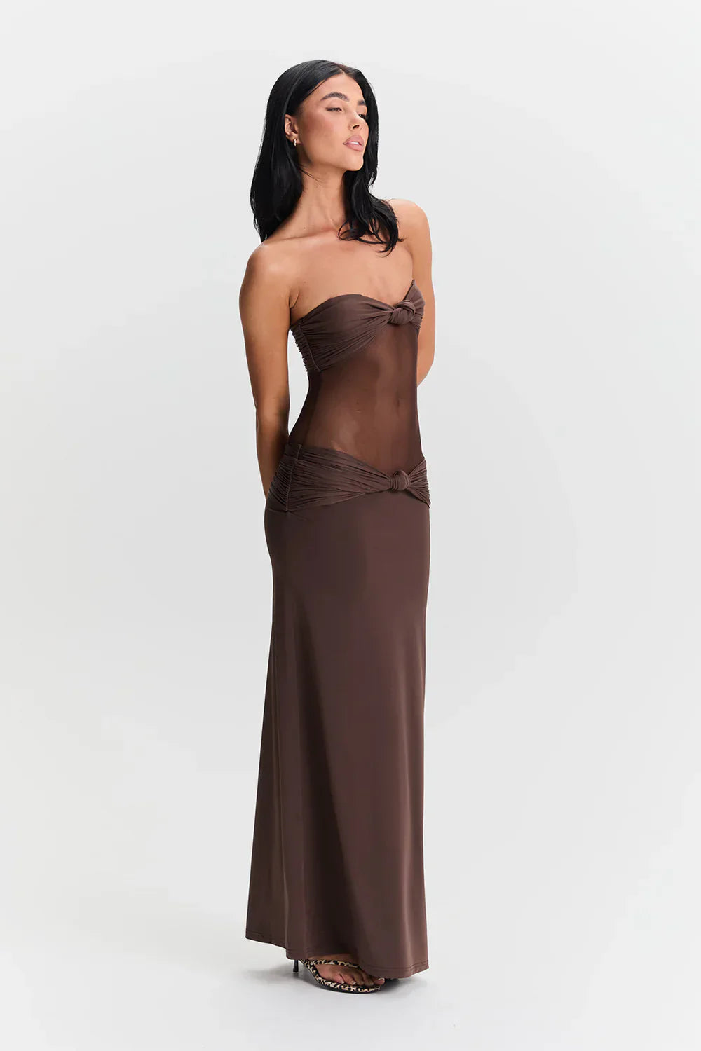 Soraya | Mesh Maxikleid