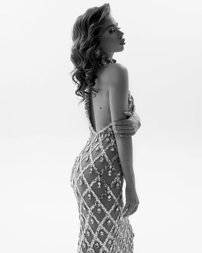 Crystal Veil | Maxi Kleid