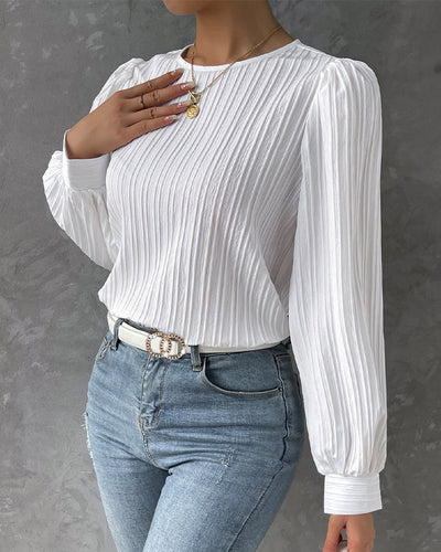 Jiana™ | Elegante Bluse mit Lanternenärmeln