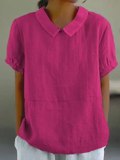 Amalie™ | Bluse mit Kragen und Relaxed Fit