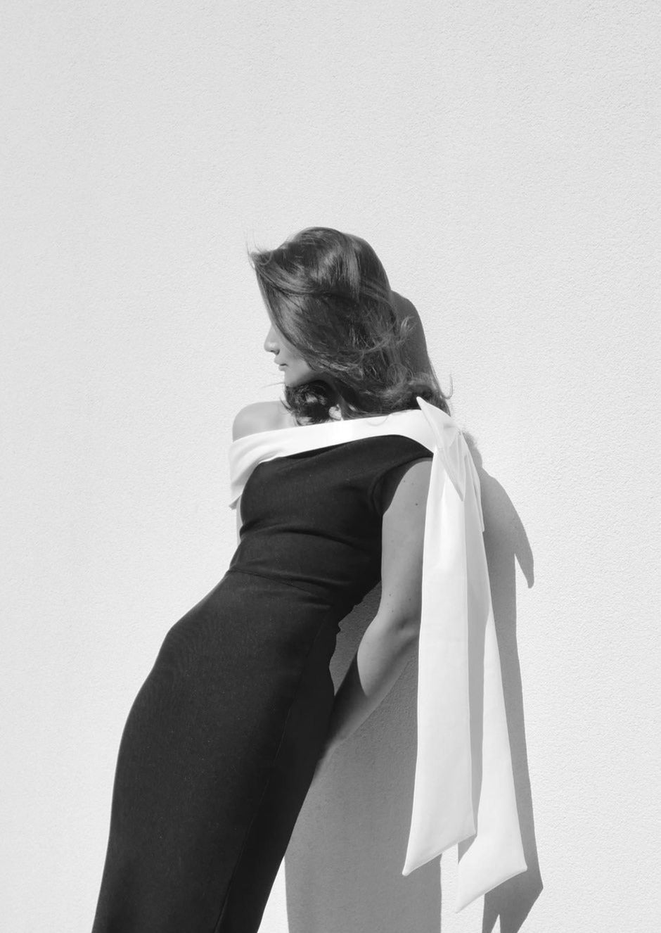 Colette | Off-Shoulder Midi Kleid