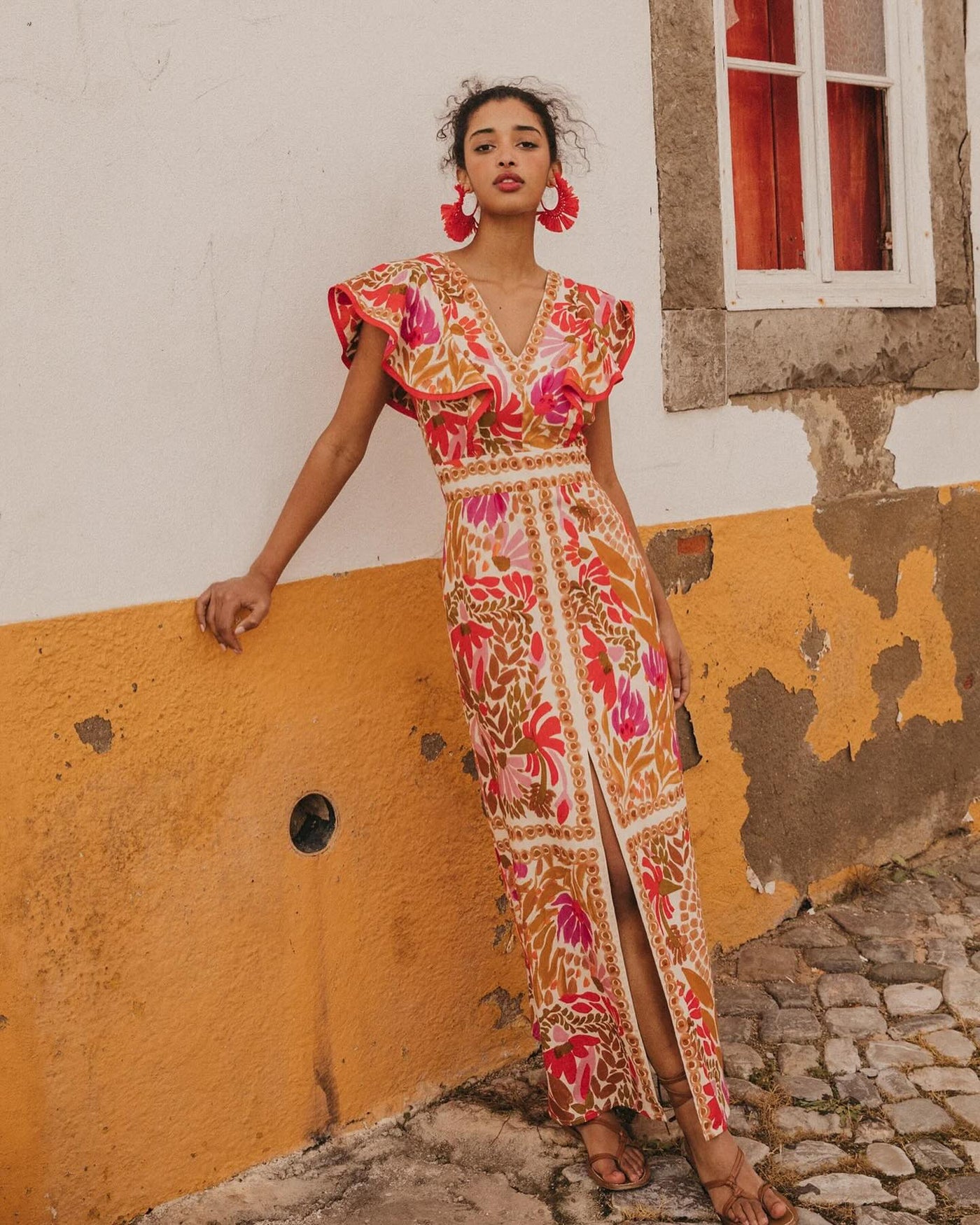 Solana Sunset | Bohemian Maxi Kleid