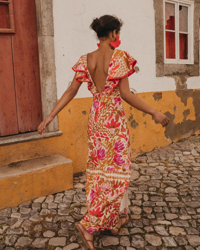 Solana Sunset | Bohemian Maxi Kleid