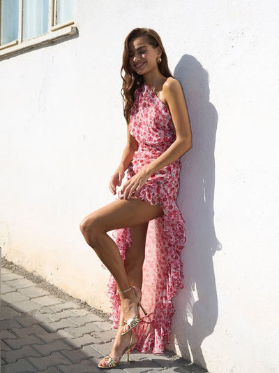 Amarose | Einseitiges Rüschenkleid