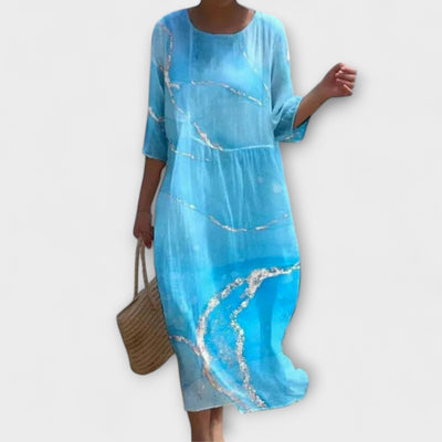 Miranda™ | Elegantes Maxikleid mit Blumenmuster