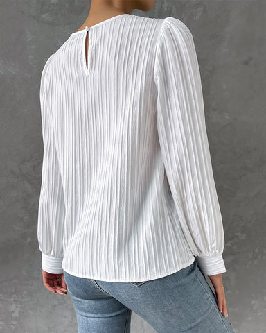Jiana™ | Elegante Bluse mit Lanternenärmeln