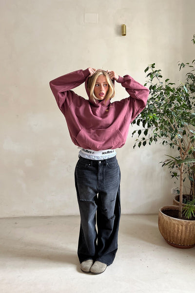Withlove | Oversized Hoodie mit Statement-Backprint