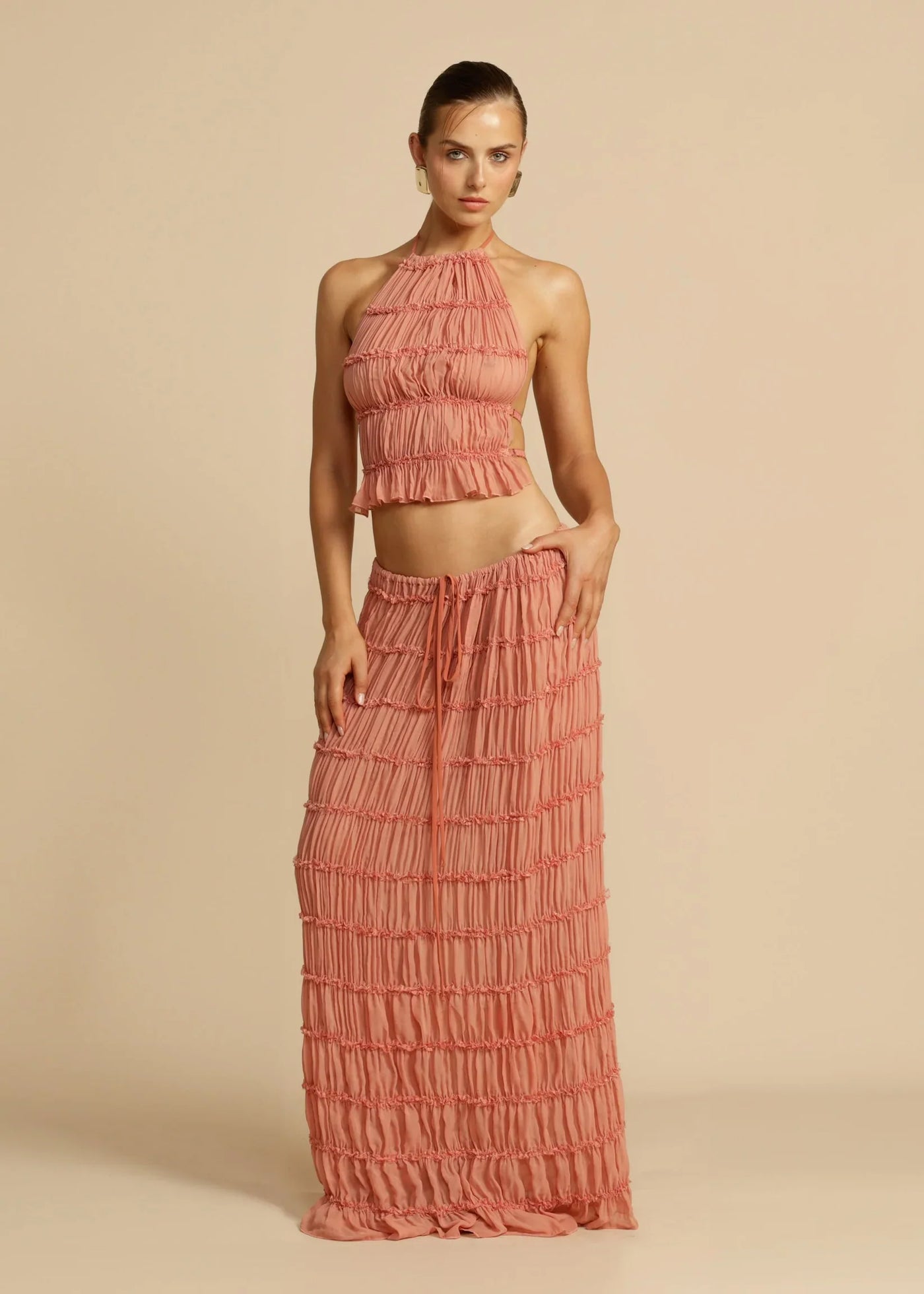 Crop & Gown | Sommerliches Zweiteiliges Set