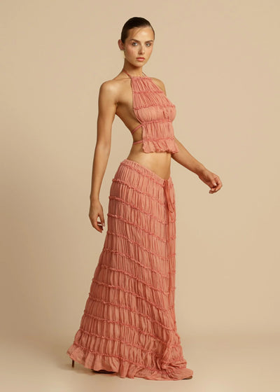 Crop & Gown | Sommerliches Zweiteiliges Set