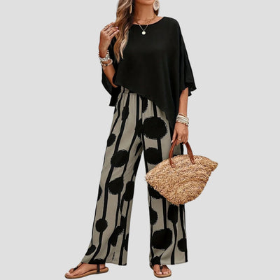 Paolina™ | Elegantes Zweiteiliges Set mit Drucken