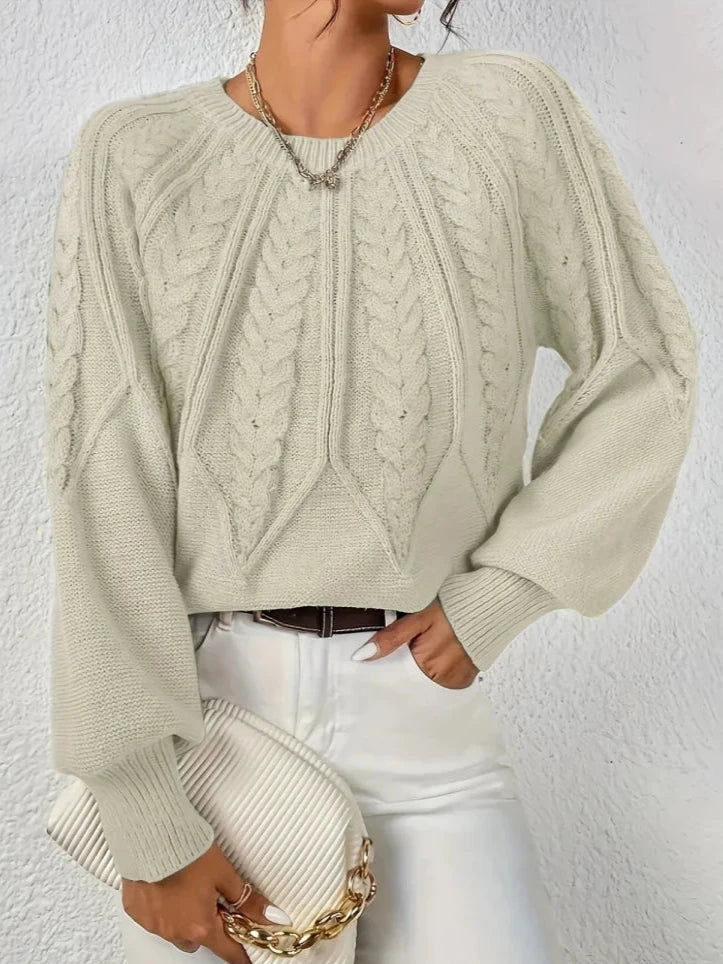 Agnese | Schicker Pullover mit Zopfmuster