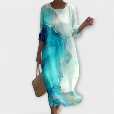 Miranda™ | Elegantes Maxikleid mit Blumenmuster