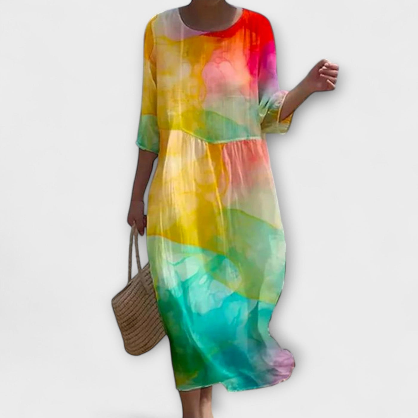 Miranda™ | Elegantes Maxikleid mit Blumenmuster